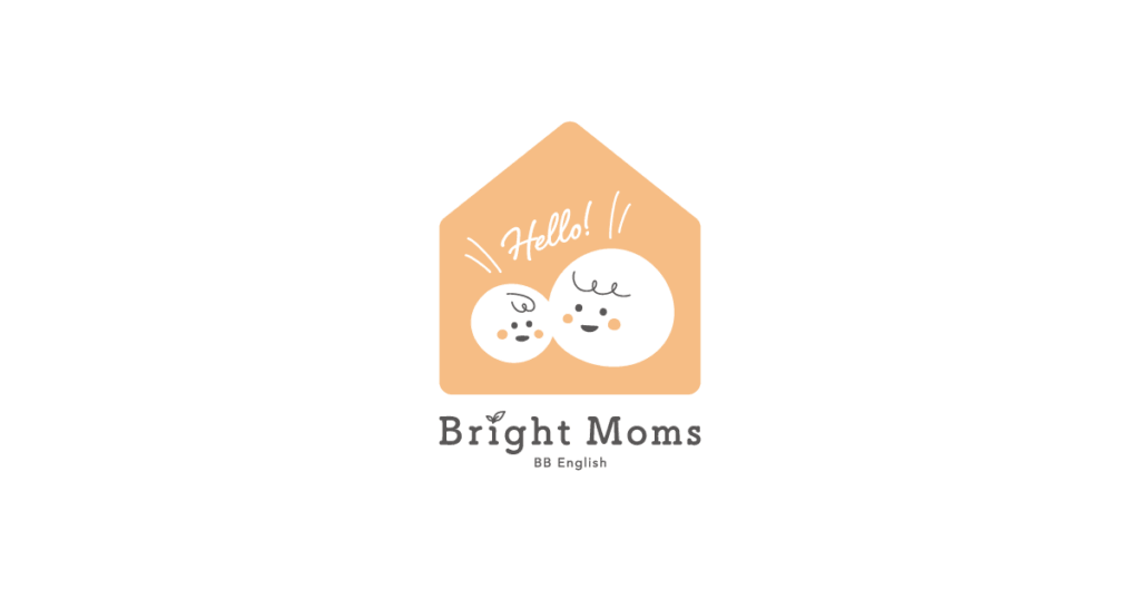 Bright Moms ブライト マムス BB English ロゴデザイン